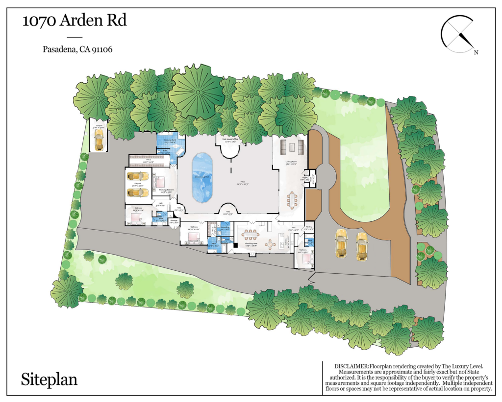 1070 Arden Rd Siteplan